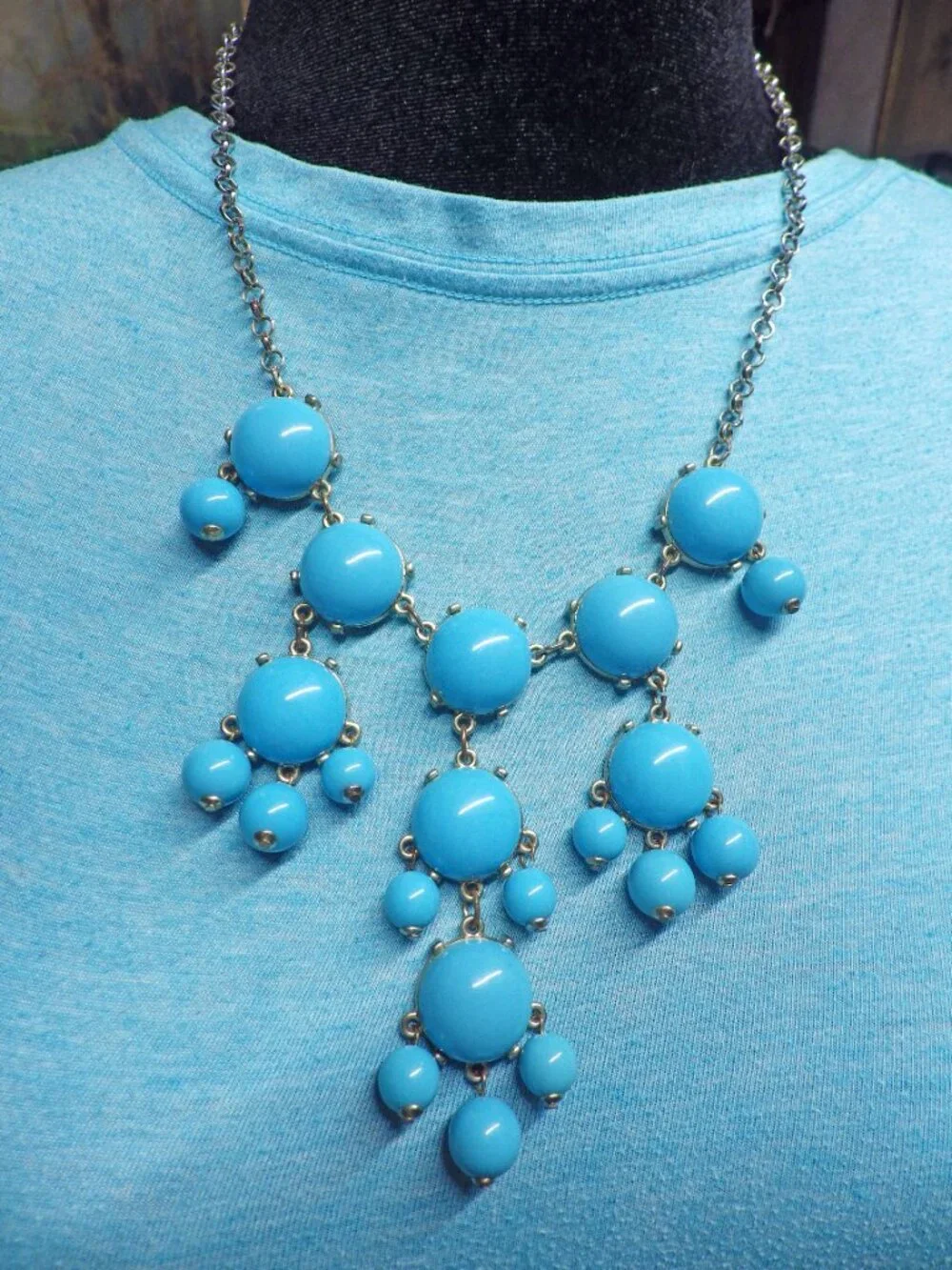 Lot of 5 Necklaces Blue Lot 720G2